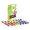 Crayola Washable Tripod Grip Crayons, Assorted Colors, PK8 81-1460 - alternate 5